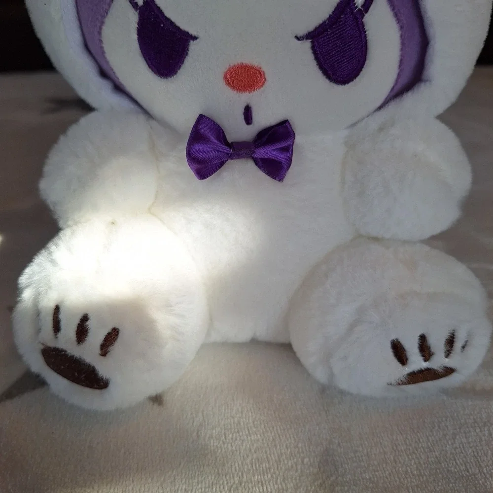 Kuromi Plush Doll in White Bear Costume Plush 8 Inches Cozy Anime‎